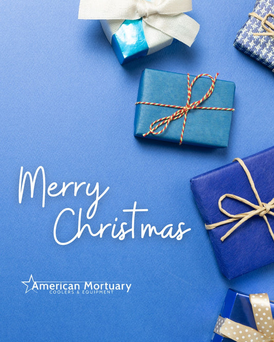 Wishing you a Merry Christmas from American Mortuary Coolers!