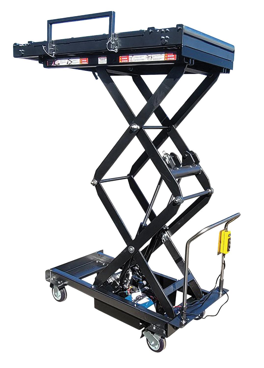 Powered Scissor Lift System HD 1000 MAX Multi-Directional Top -  American Mortuary Coolers Powered by Funeral Source One Supply Company 