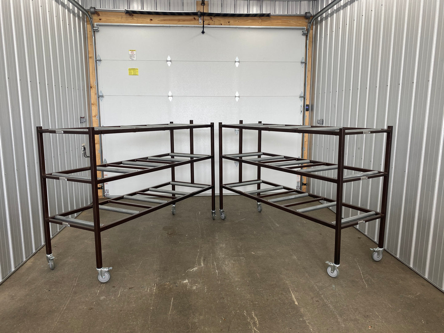 Image of 3-Tier End Loading Mortuary Racks