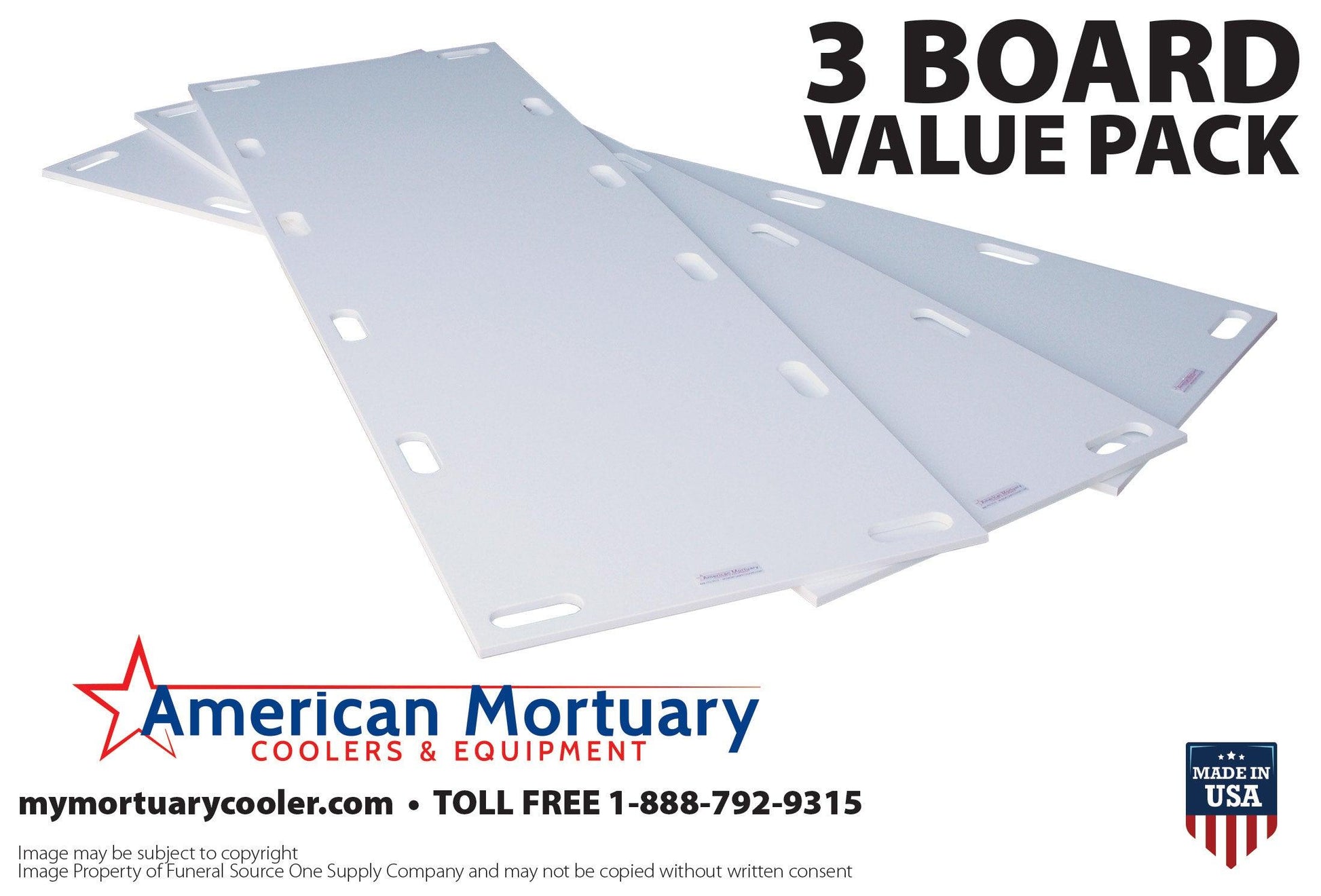 HD Mortuary Plastic Storage Board -  American Mortuary Coolers Powered by Funeral Source One Supply Company 