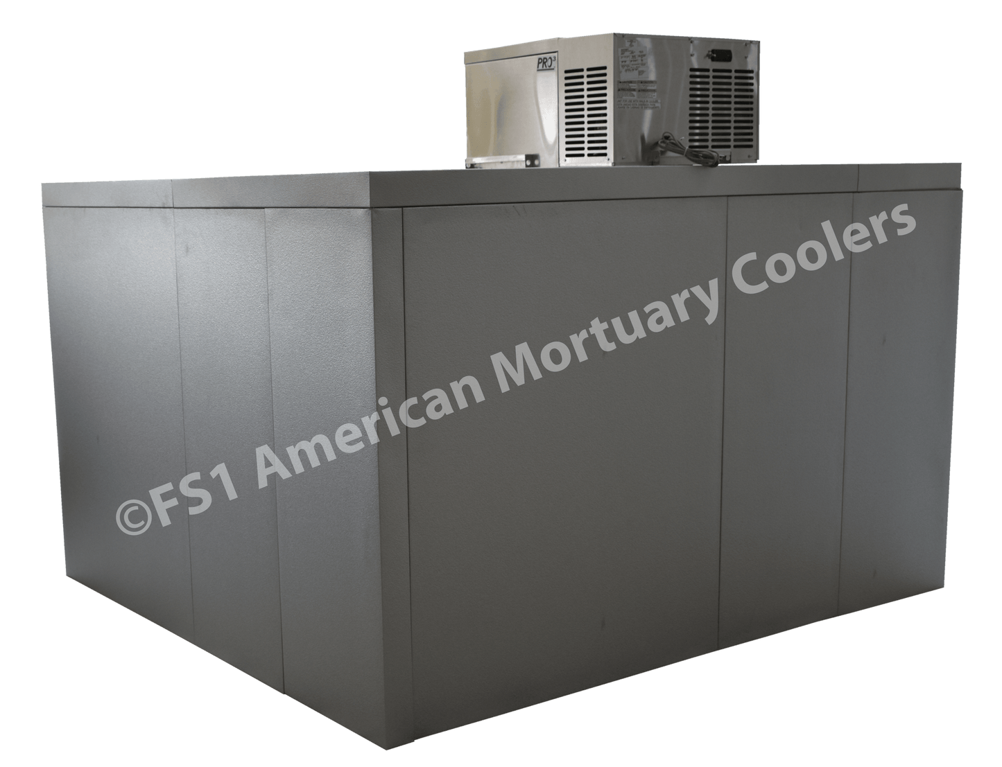 Triple Cot Roll-In Mortuary Cooler AMC Model #TR3